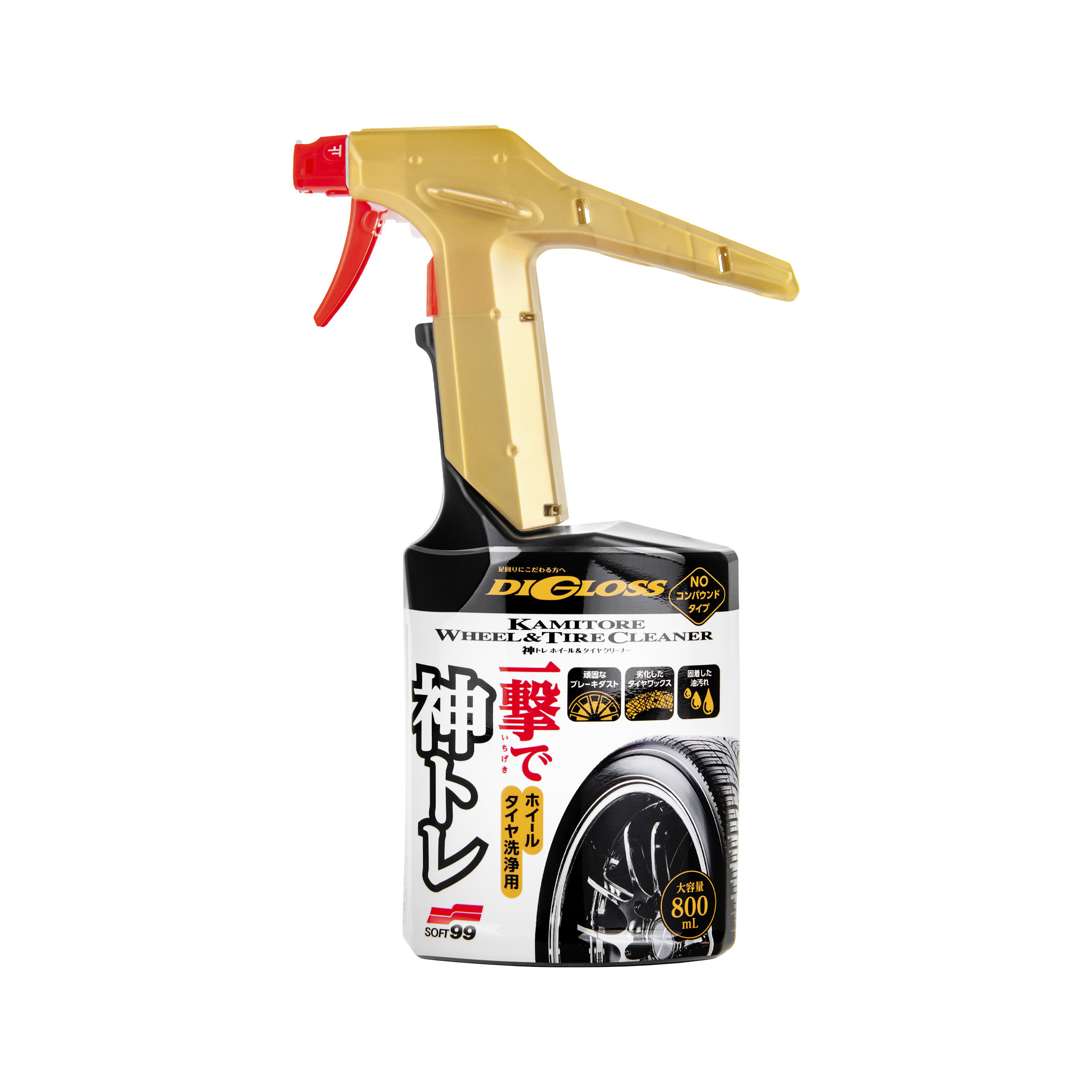 Digloss Kamitore Wheel and Tire Cleaner, środek czyszczący do kół, 800 ml