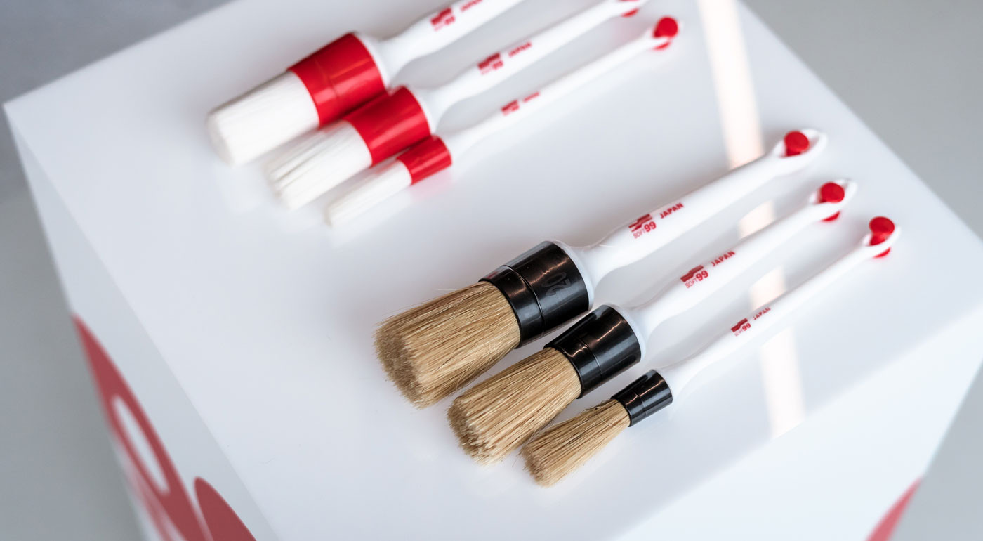 Next-level car washing: Soft99 Detailing Brushes